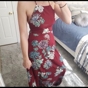 Floral maxi dress